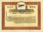 Sikorsky Aero Engineering Corporation. Акция именная в 5 долларов США, 1923 г.